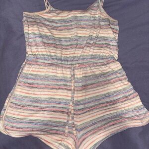Mossimo Supply Co. Multicolor Striped Romper